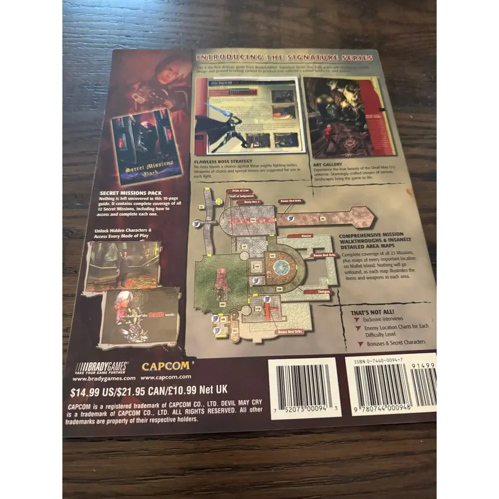 Brady Games Devil May Cry Official Strategy Guide for Play Station 2